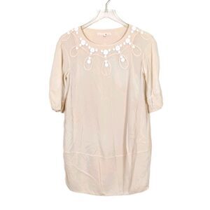 3.1 Phillip Lim Cream Silk Mini Dress Women's 0